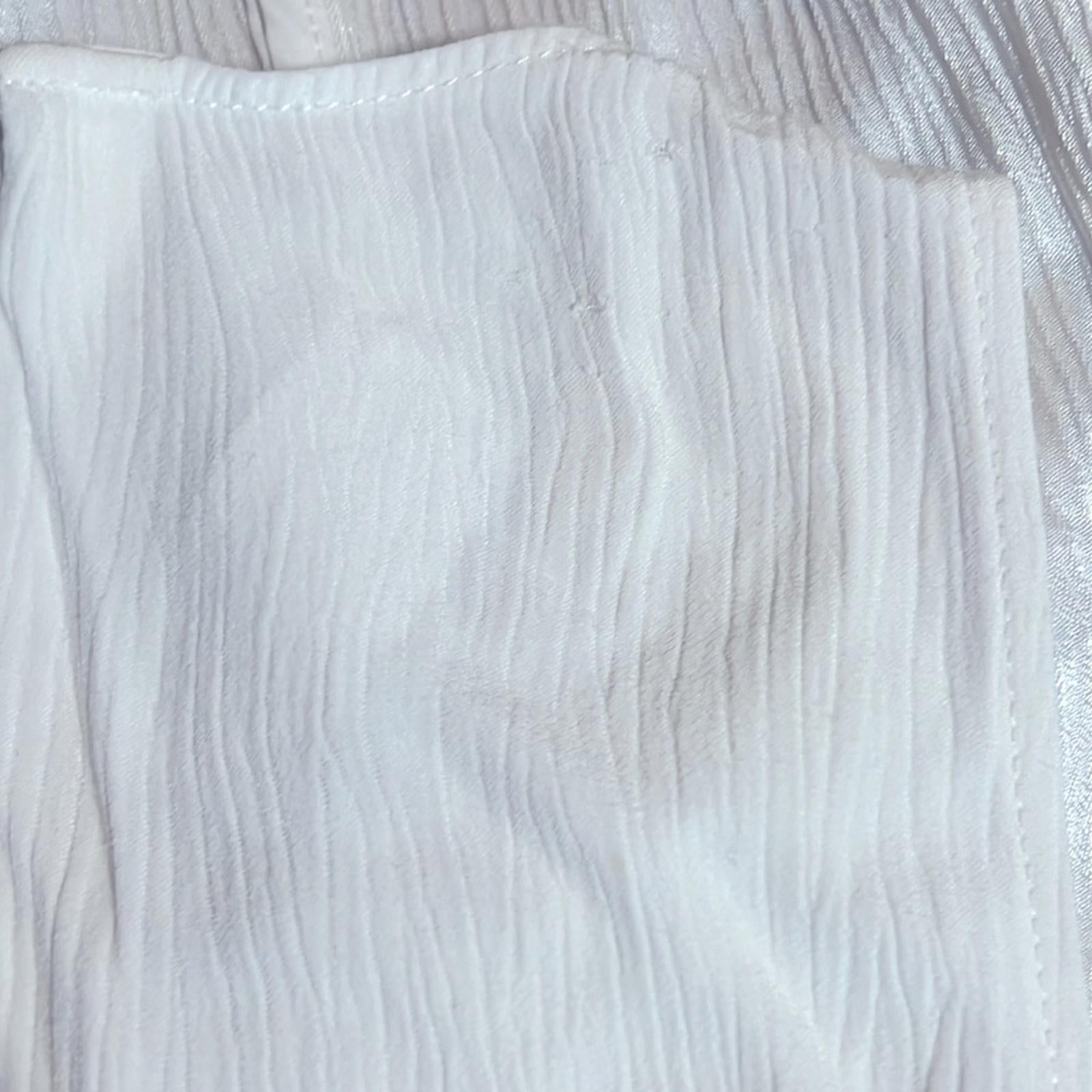 Rosetta Getty Cape Mini Dress in White, Size 8, Retail $425