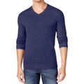 Alfani Men’s Heathered Knit Sweater in Blue Nite Size S, New w/Tag