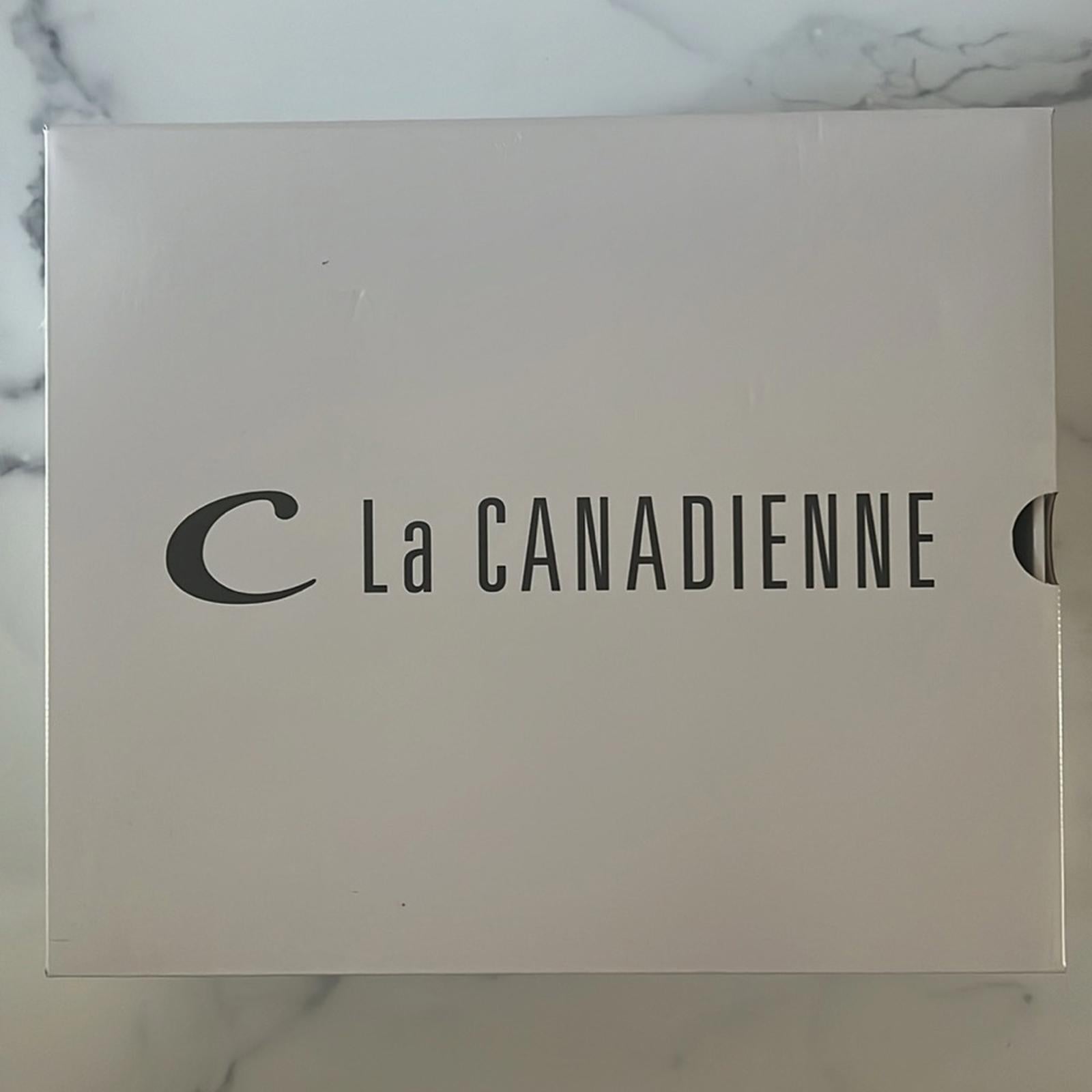 La Canadienne Buckle Accent Milo Block Heel Suede Boots, Size 11 New in Box $565