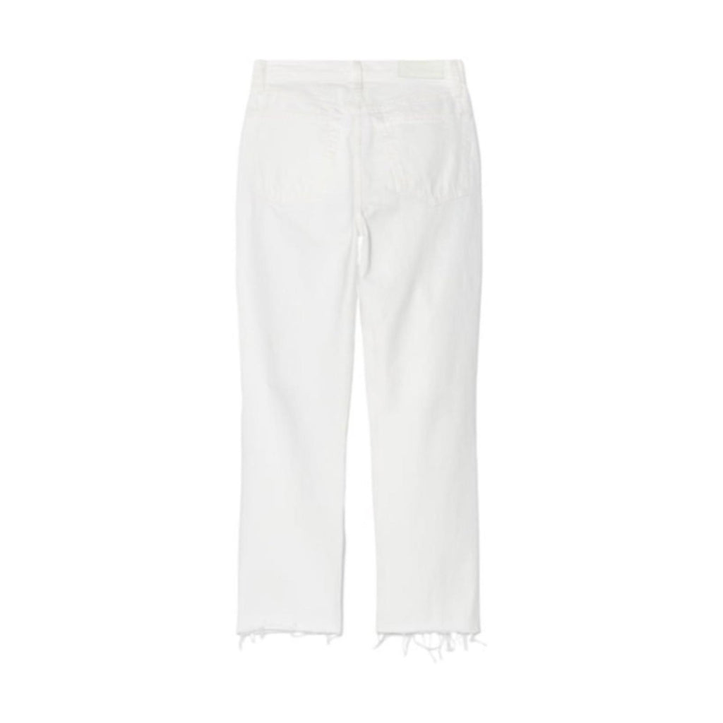 RE/DONE 70s Stove Pipe White Destroyed Jeans, Size 31 Retail $295 - NWT
