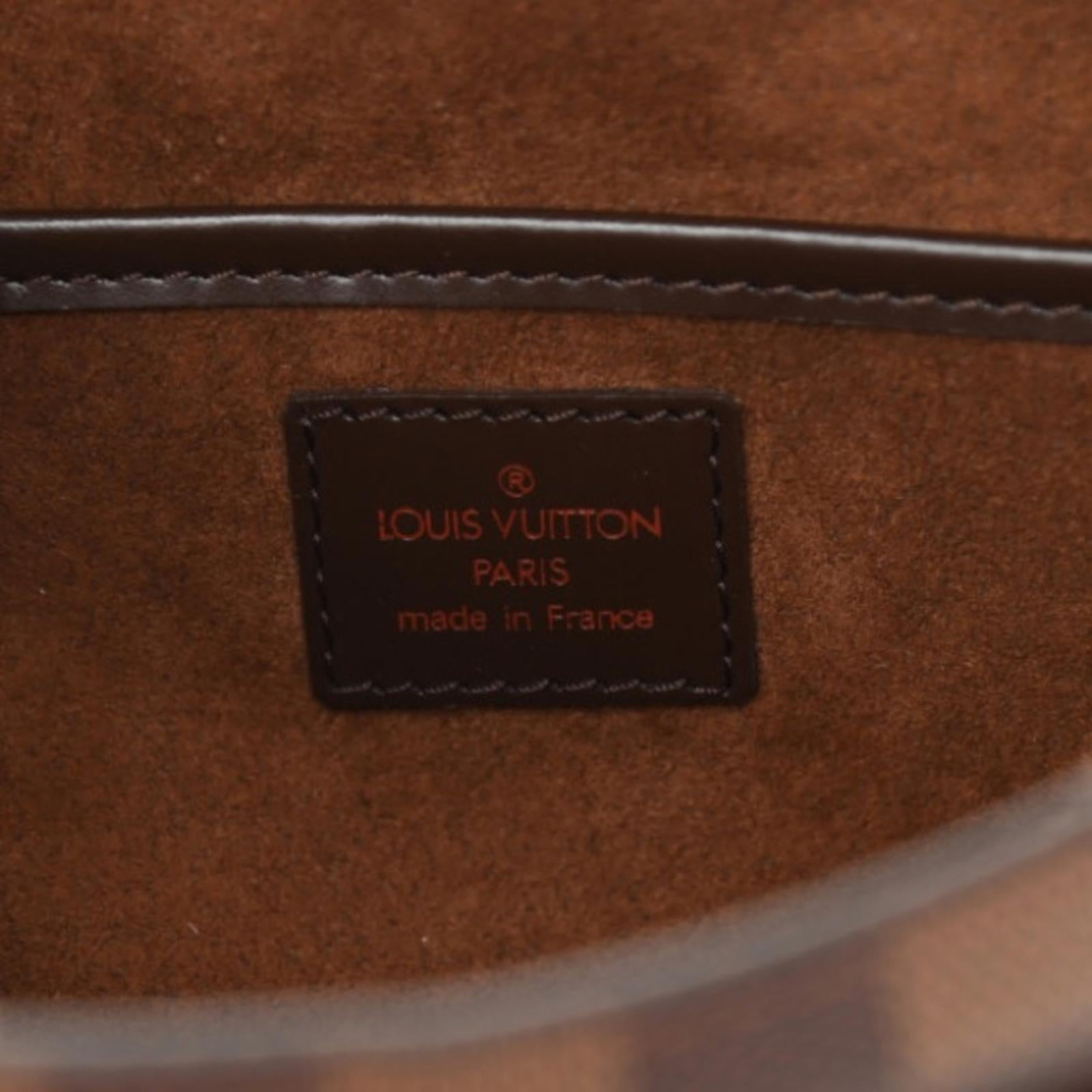 Louis Vuitton Damier Ebene Saint Louis Wallet, Brown, Unisex