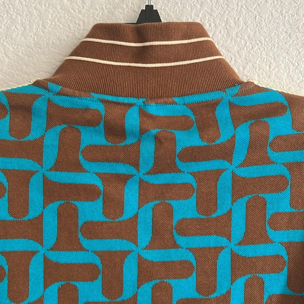 Wales Bonner Symphony Jacquard-Knit Organic Cotton Track Jacket Size 4 NWT