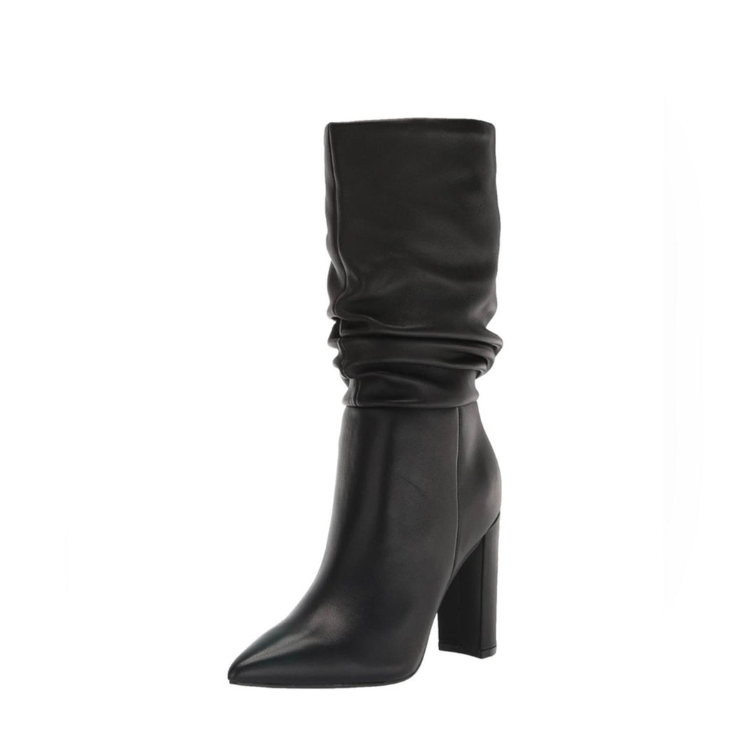 Marc Fisher LTD Gomer Slouched High Heel Boots Black Size 11M in Box Retail $249