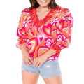 Alden Adair Jean Top in Lovers Lane, Size S New in Packaging