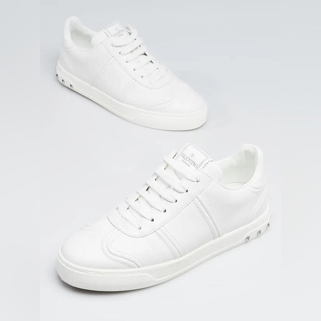 Valentino Garavani Flycrew Leather Sneakers, Size 43/9.5 Comes w/Box Excellent!