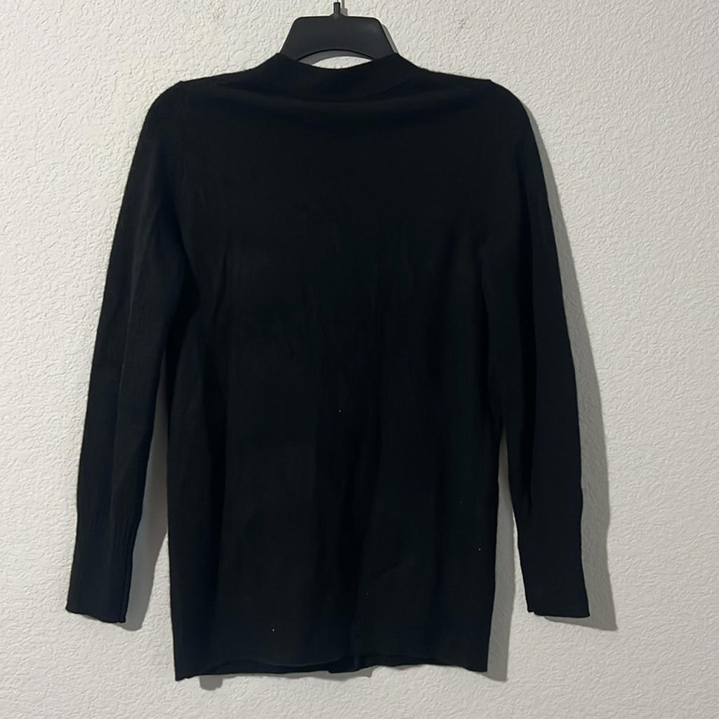 C by Bloomingdale’s Cashmere Grandfather Cardigan in Black, NWT, Size XS