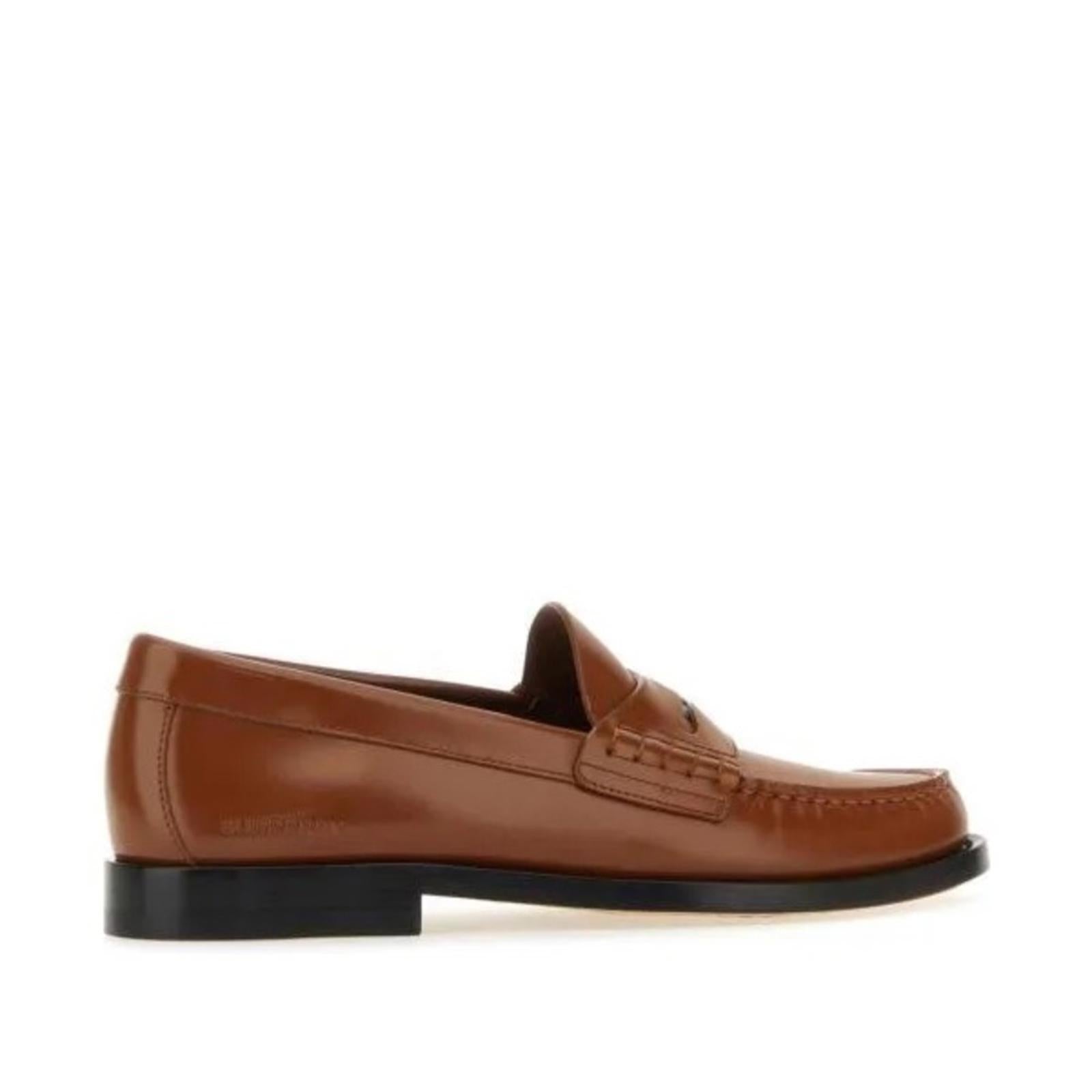 Burberry Brown Coin Loafers in Warm Oak Brown, Size EU42 UK8 US9 New w/Dust Bag