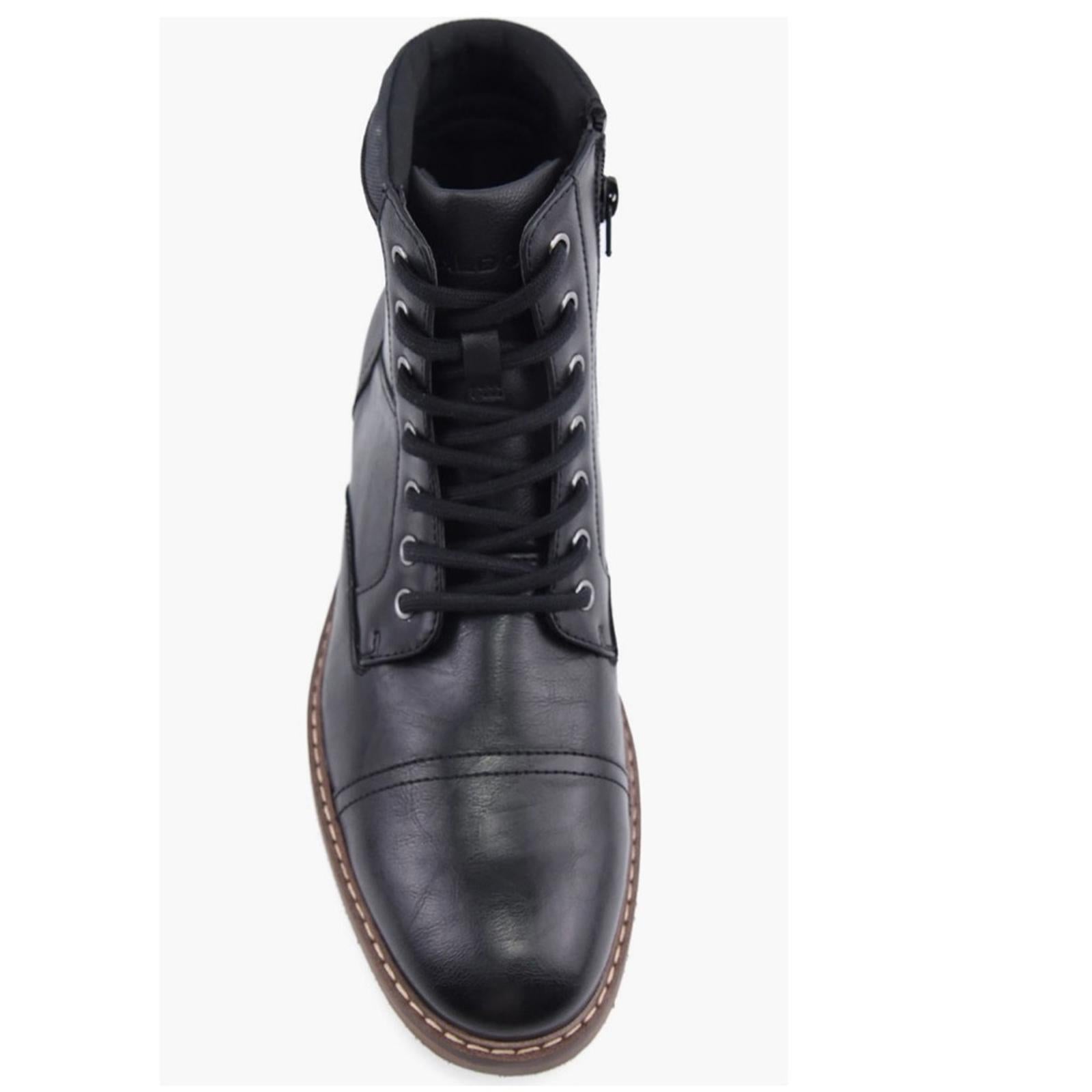 Aldo Kingston Combat Leather Boots in Black, Men’s Size 10, New w/o Box $140