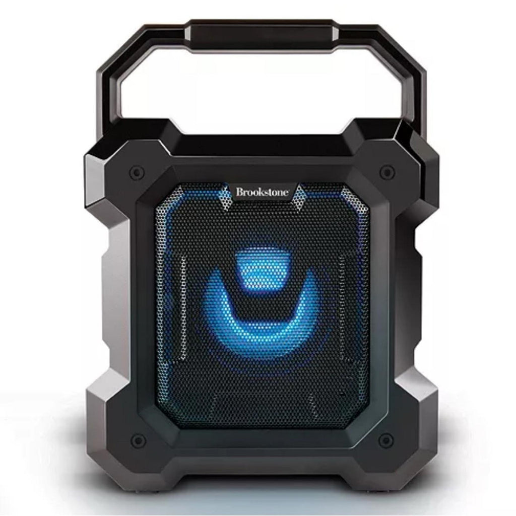 Brookstone Ruckus Portable Speaker with Microphone in Black, Open Box EXCELLENT!