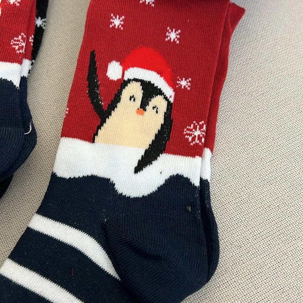 6-Pairs Holiday Crew Socks, Size 9-11 New w/Tag