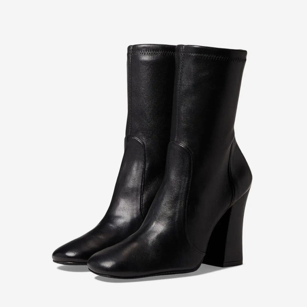 Stuart Weitzman Curveblock High Heel Booties in Black, Size 8 New $650 SOLD OUT!