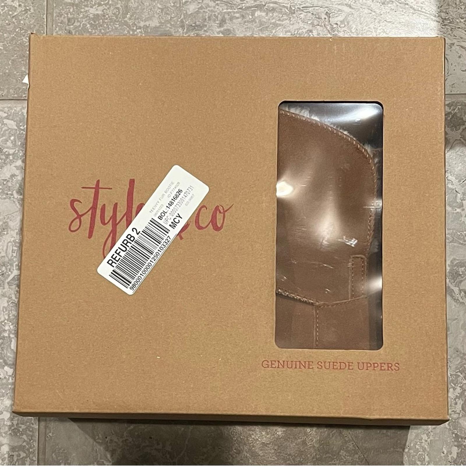 Style & Co Teenyy Winter Booties in Chestnut, Women’s Size 9 New in Box