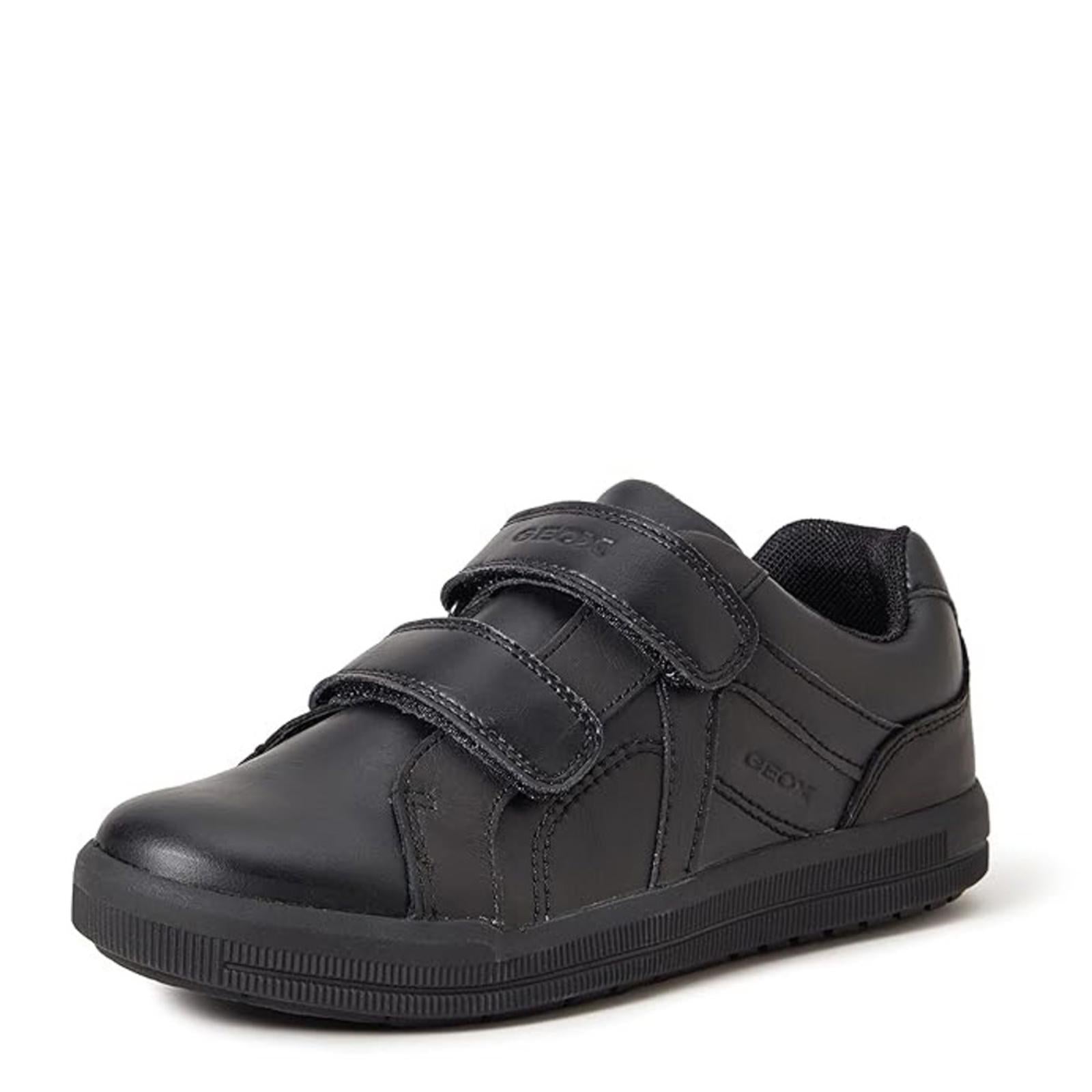 Geox Boys' J Arzach Boy G Trainers in Black, Size 3.5, NEW in Box