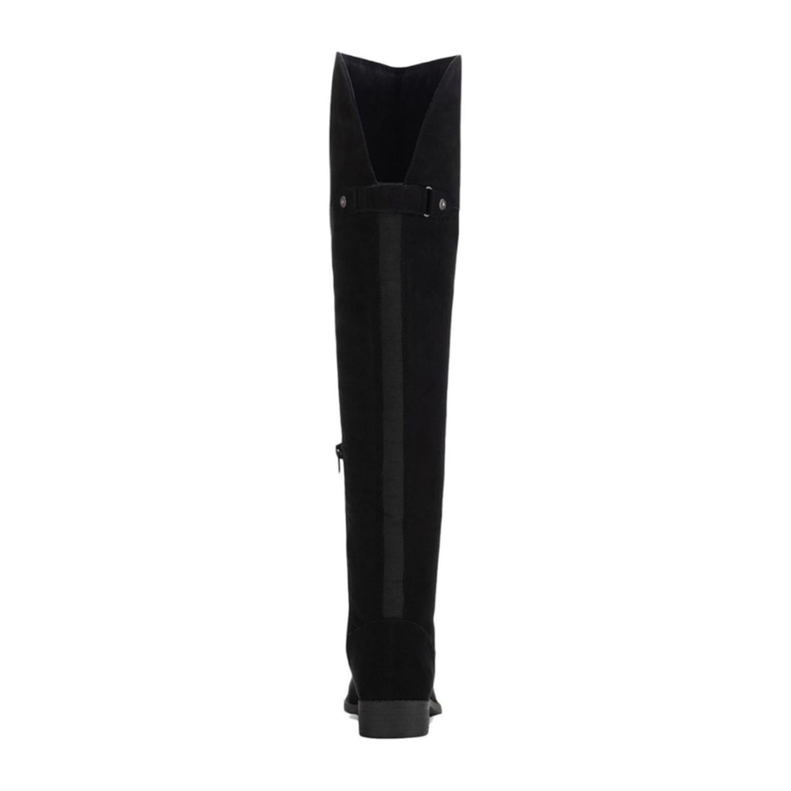 Sun+Stone Allicce Round-Toe Zip Up Dress Boots, Wide Calf, Black Size 8 NEW