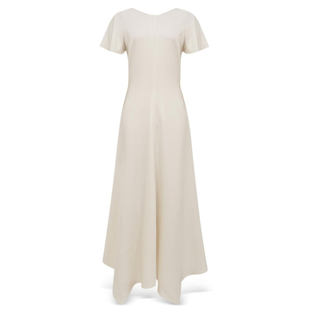 REISS Eleni Flutter Sleeve Midi Dress, Size UK 6, US 2 New w/Tag Retail $385