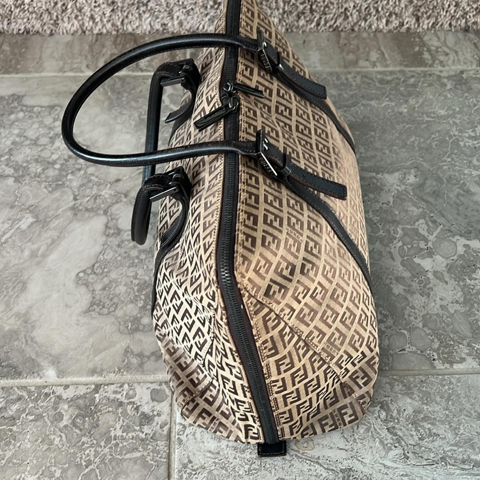 Fendi Zucchino Canvas tote bag EXCELLENT!