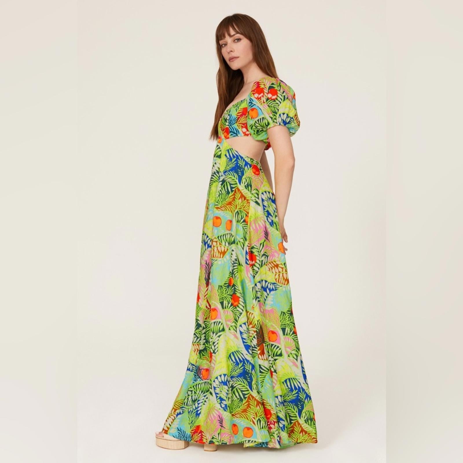 STAUD Coliseum LINEN Maxi Dress, Oh So Gorgeous! Size 4 New w/Tag SOLD OUT!