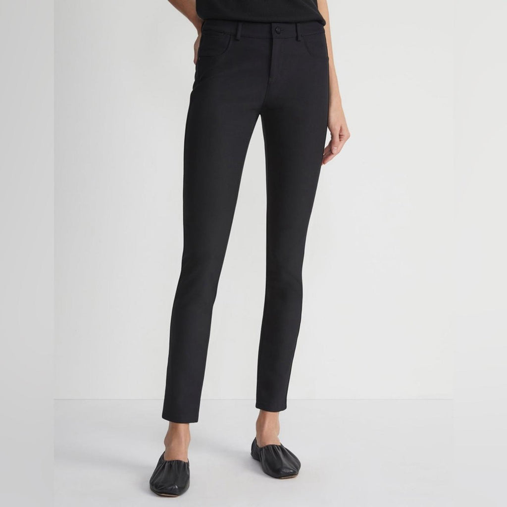 Lafayette 148 Acclaimed Stretch Mercer Pants, Navy/Black Size 4, New w/Tag