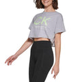 Calvin Klein Cropped Logo T Shirt in Gray, Plus Size XX-Large New w/Tag