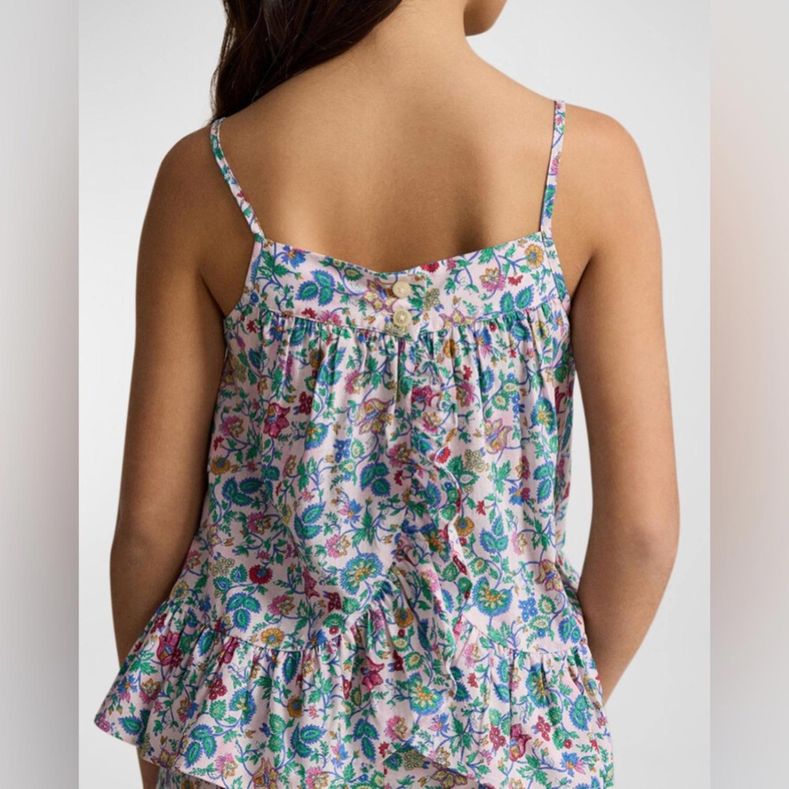 Polo Ralph Lauren Girl's Floral Cotton Batiste 2-Piece Set, Size 12 NWT $155