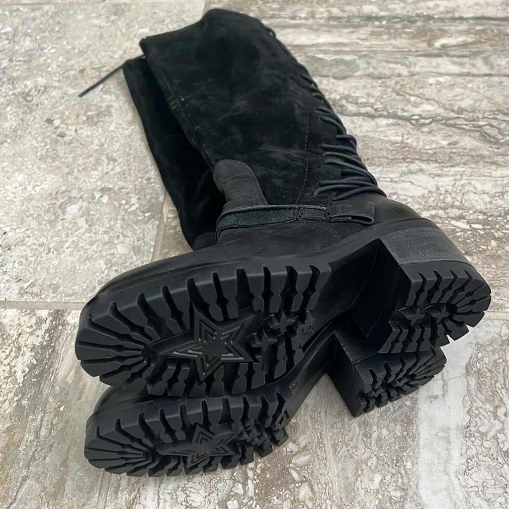 Miz Mooz Mayer Knee High Boots in Black, Size 36 NEW w/o Box