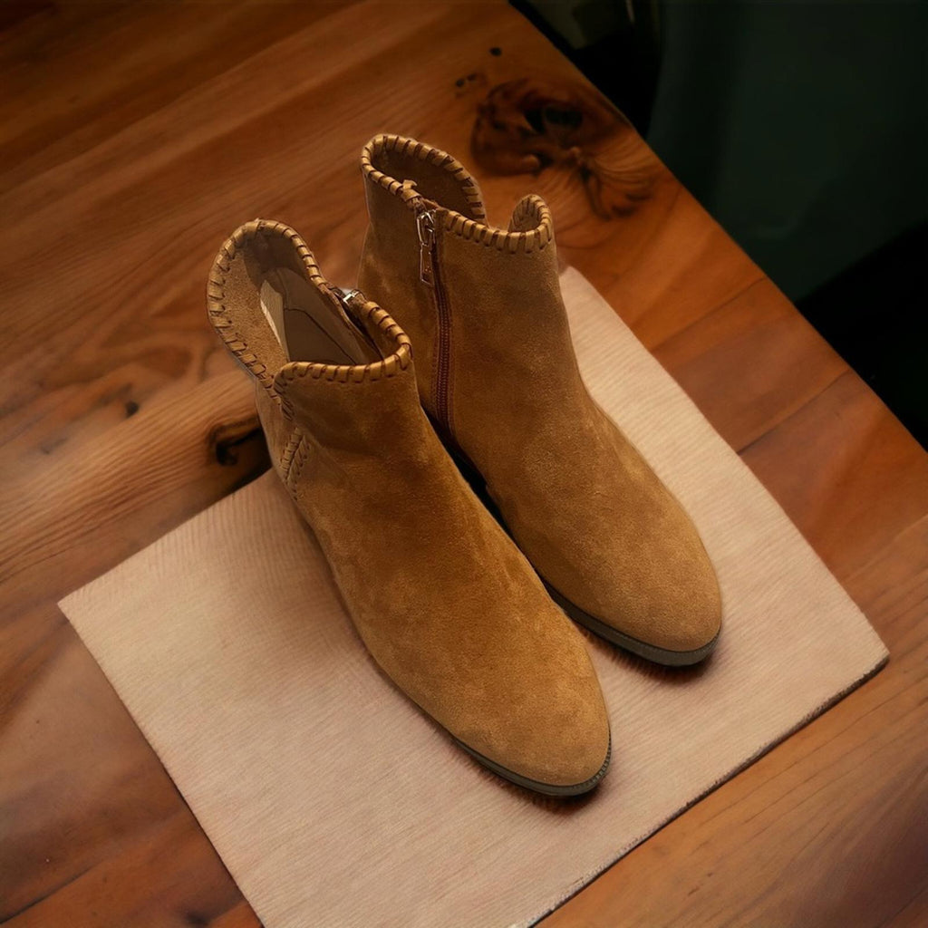 Jack Rogers Raegan Suede Booties, Size 8 Retail $148