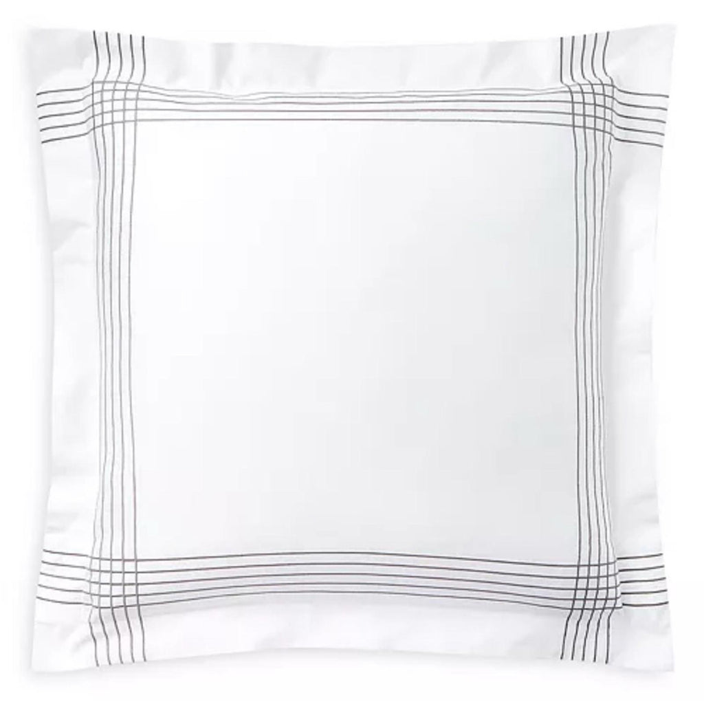 Ralph Lauren Organic Handkerchief King Sham in Graphite, New w/Tag $215
