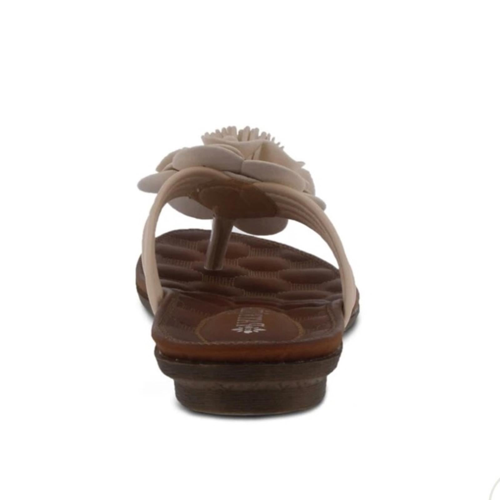Patrizia Cattara Sandals in Beige/Brown Size 36 (5.5-6) New in Box