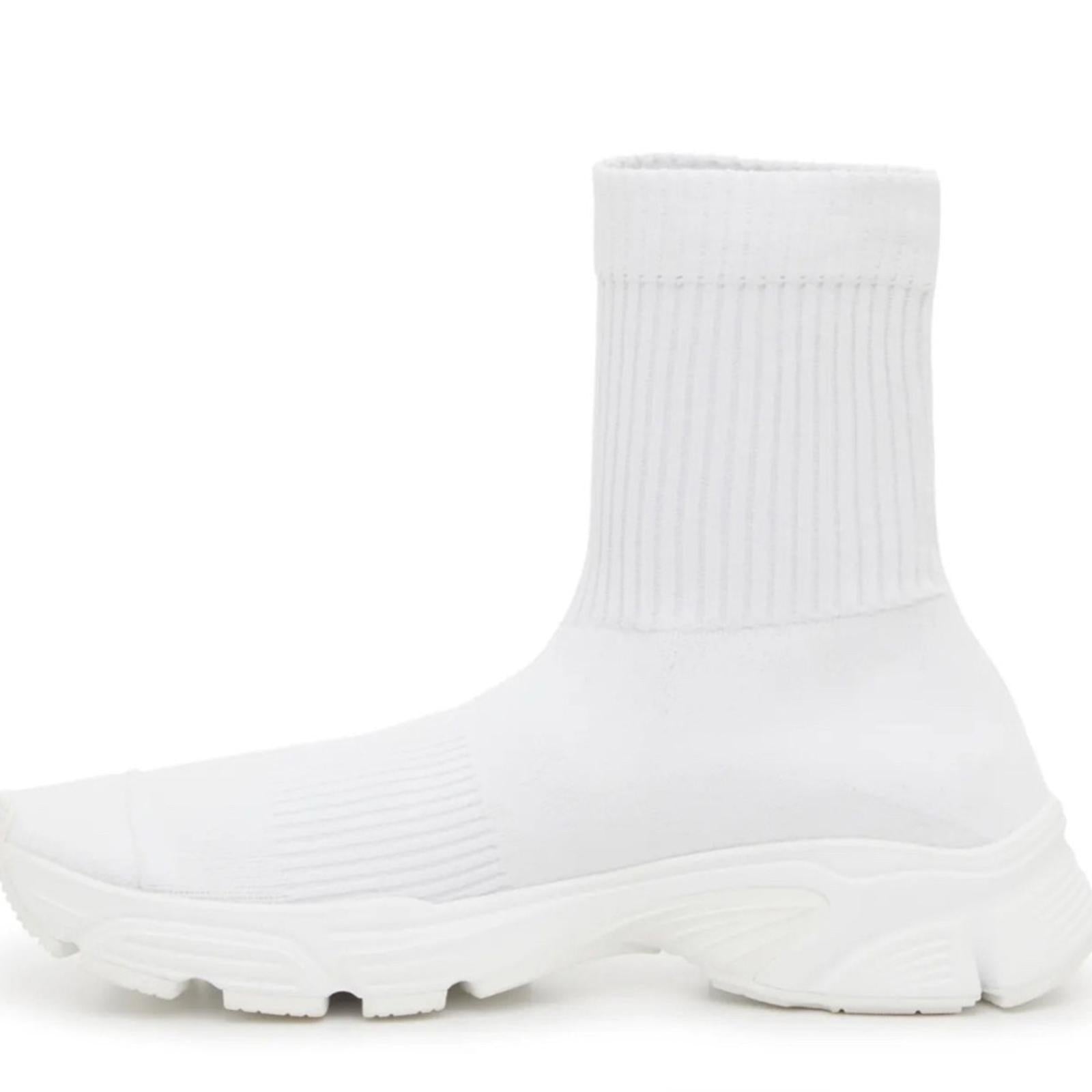 Balenciaga Speed 3.0 Knit High Top Sock Sneakers in White, Size 40 NEW in Box