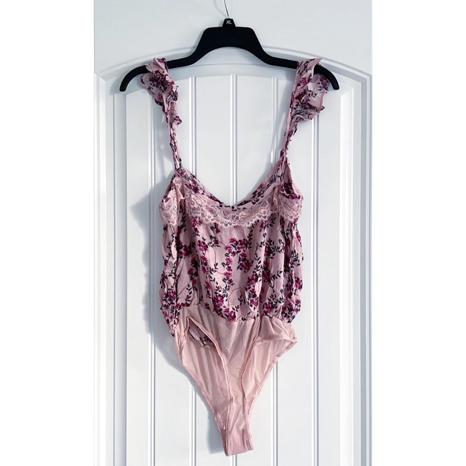 Free People Take It Away Thong Bodysuit Size S, New w/Tag