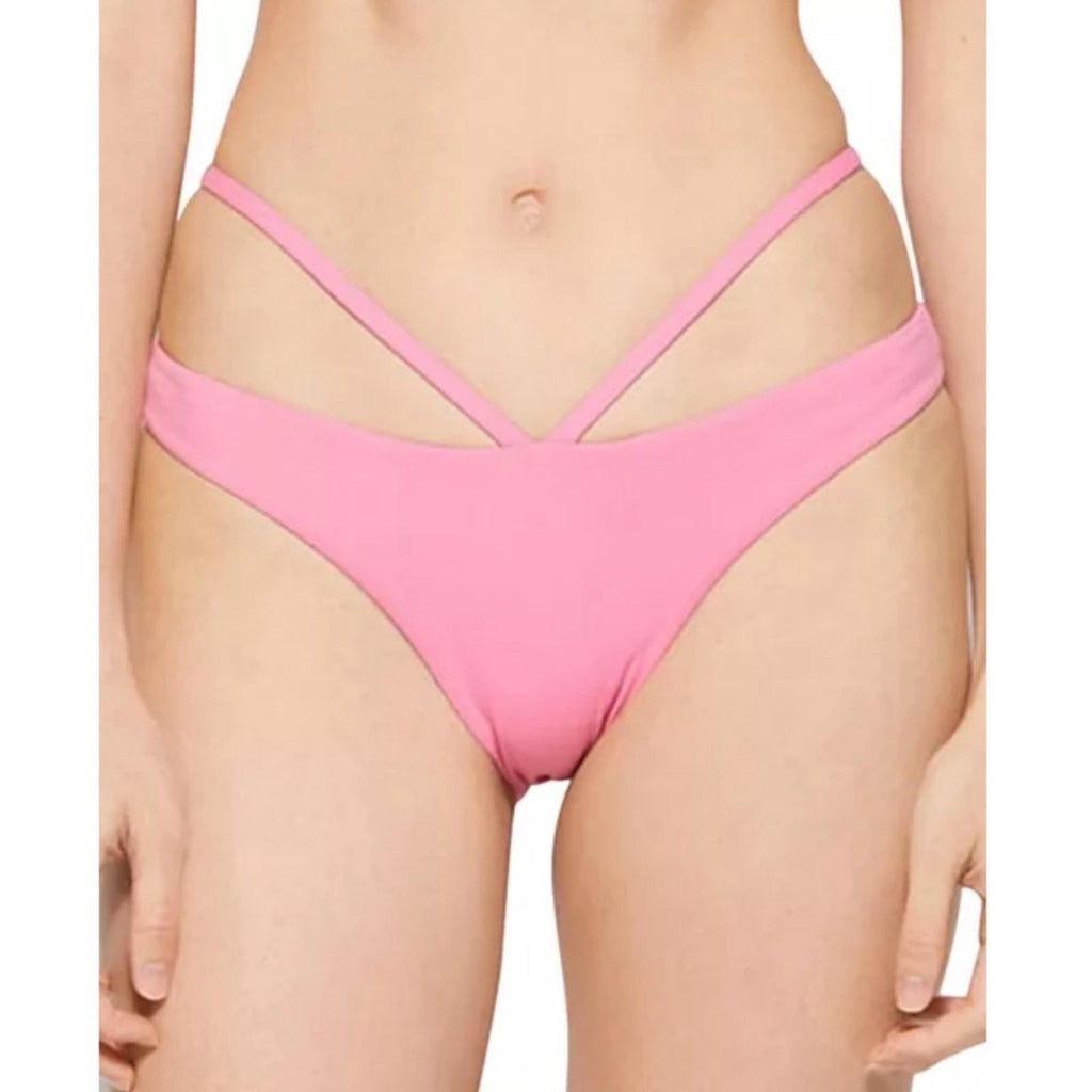 Jonathan Simkhai Emmalynn Bikini Bottom in Pink, Size M NEW w/Tag