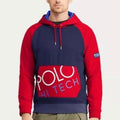 Polo Hi-Tech Ralph Lauren Sweatshirt Hoodie in Red & Blue Size S New w/Tag