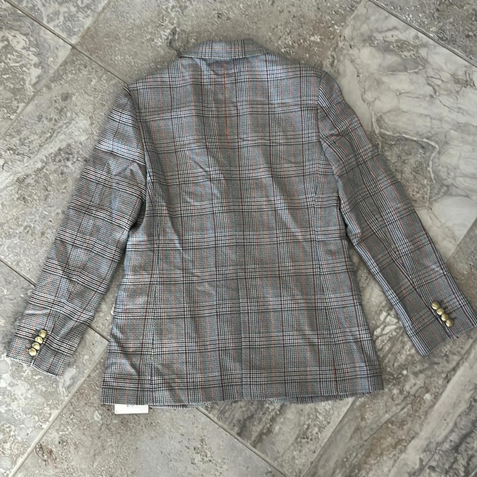 Rosetta Getty Two-Button Tailored Wool Blazer, Size 10 New w/Tag Retail $1695
