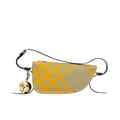 New BURBERRY Mini Shield Check Sling Shoulder Bag, Hunter Ip Check, New w/Tag