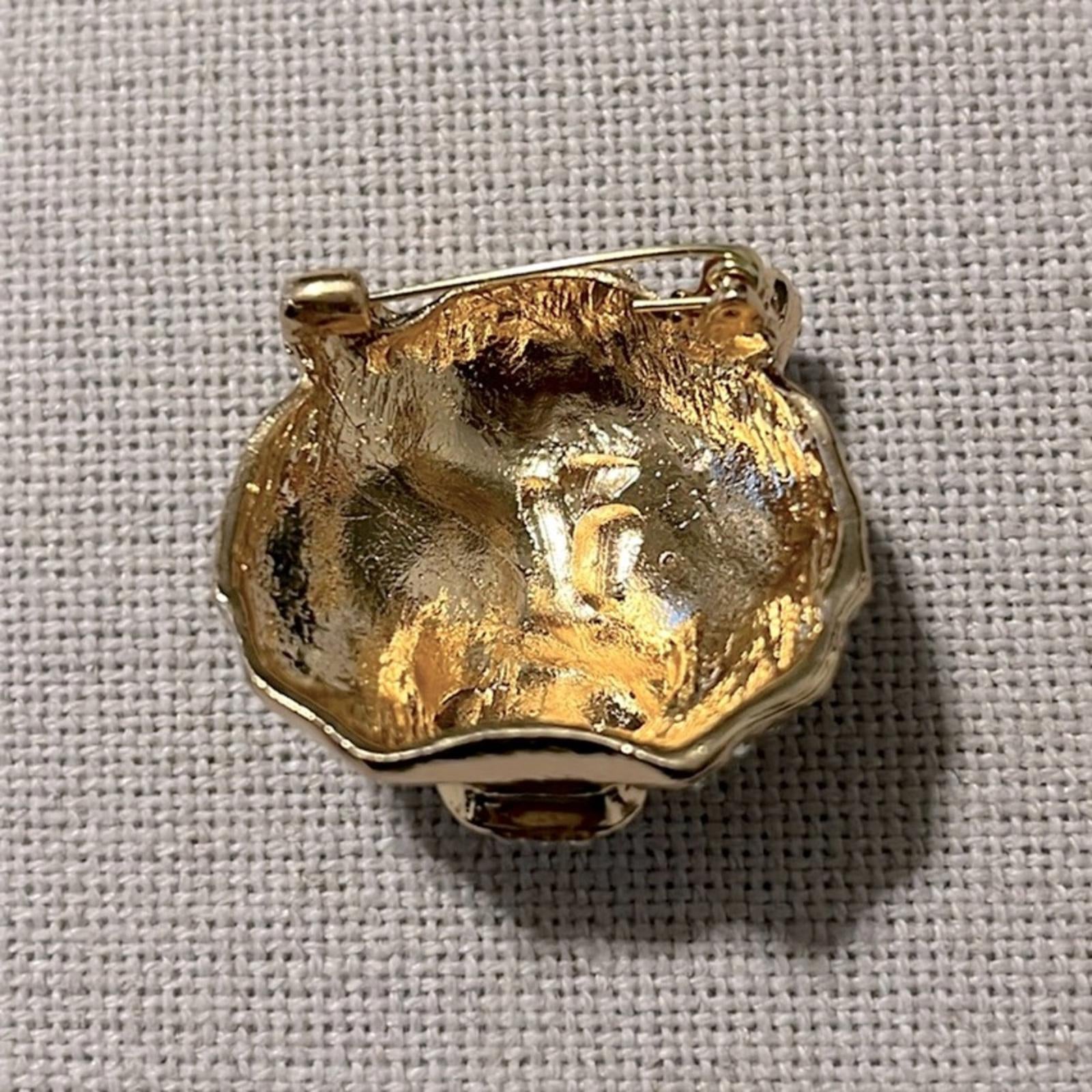 NEW Tiger Gold-Tone Brooch