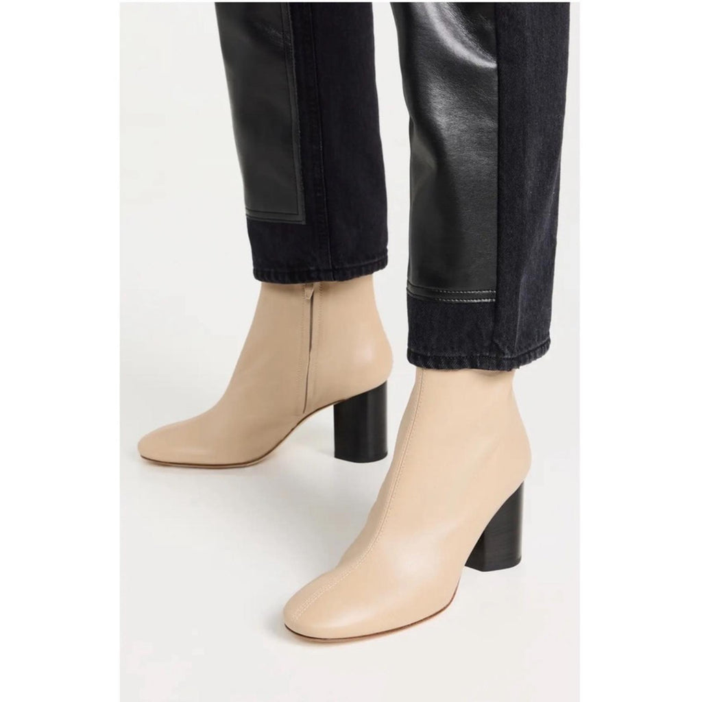 AEYDE Alena Nappa Leather Latte Boots, NEW, EU Size 40