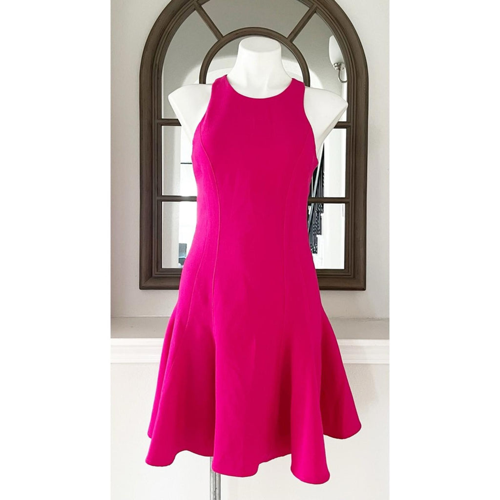 NEW Trina Turk Jeri Dress in Fuchsia Pink, Size 4 EXCELLENT New w/o Tag