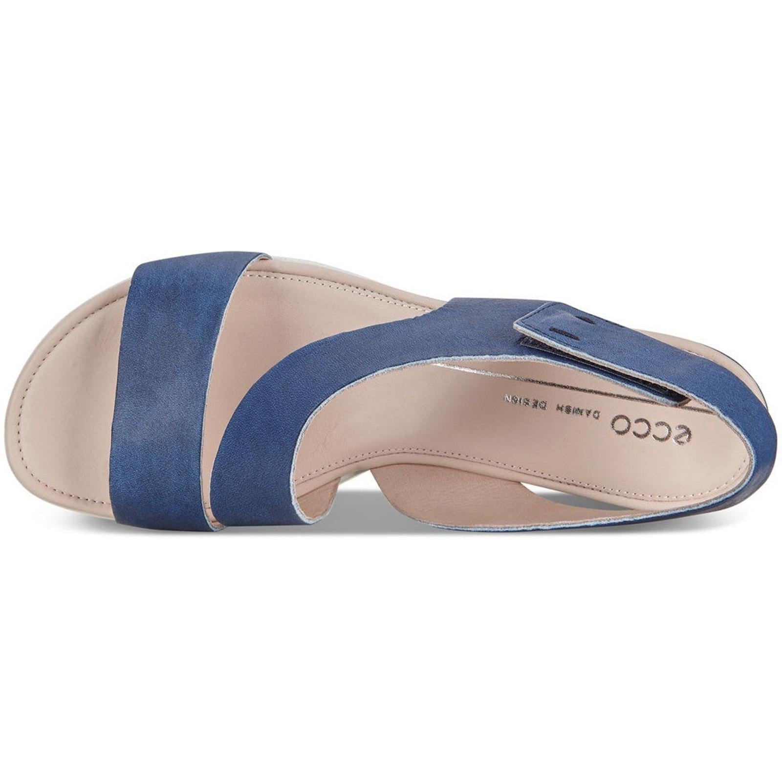 ECCO Touch Sandal Indigo Leather, Size EU 41 | US 10-10.5 New in Box Retail $150