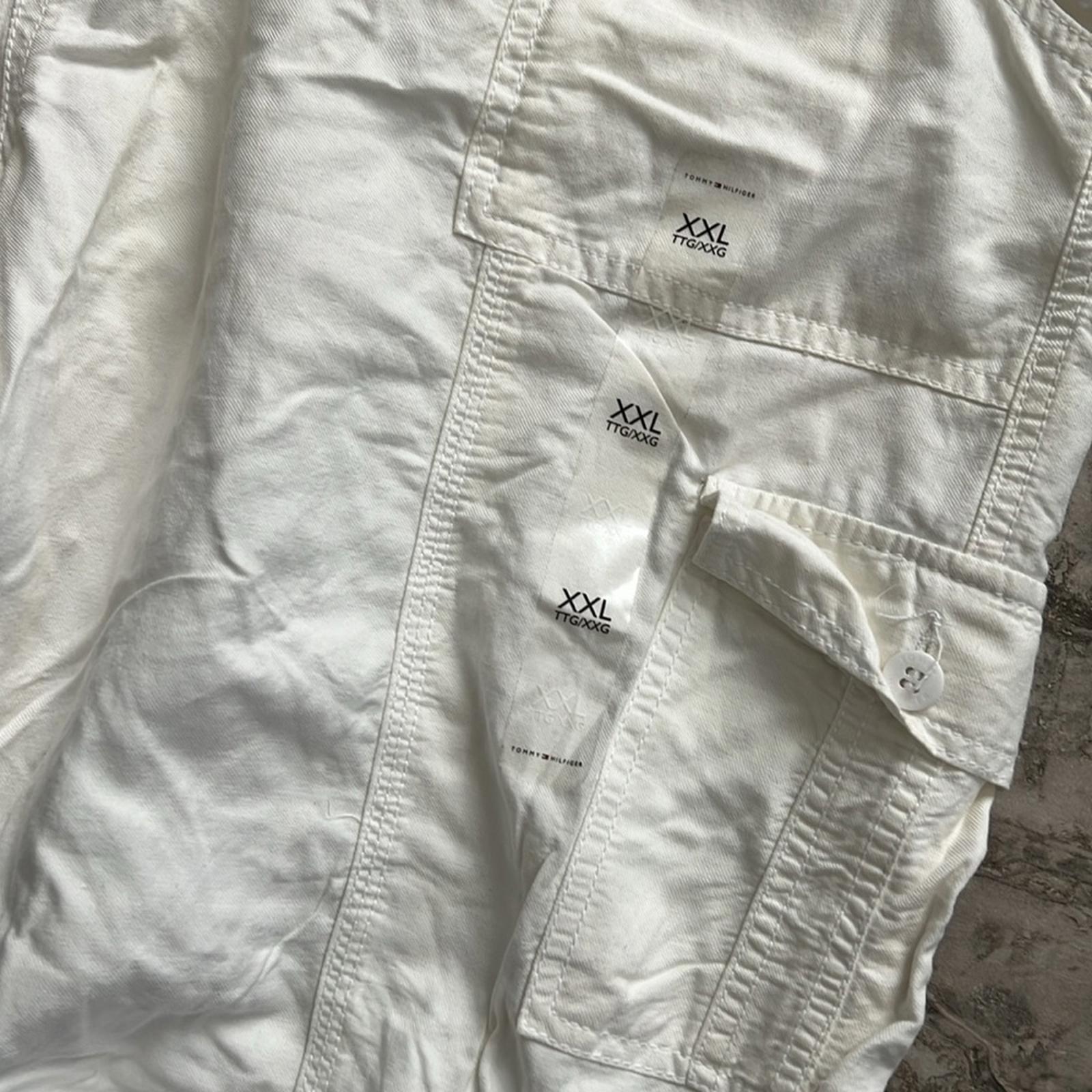 Tommy Hilfiger Alton Cuffed Straight Leg Pants in White, New w/Tag