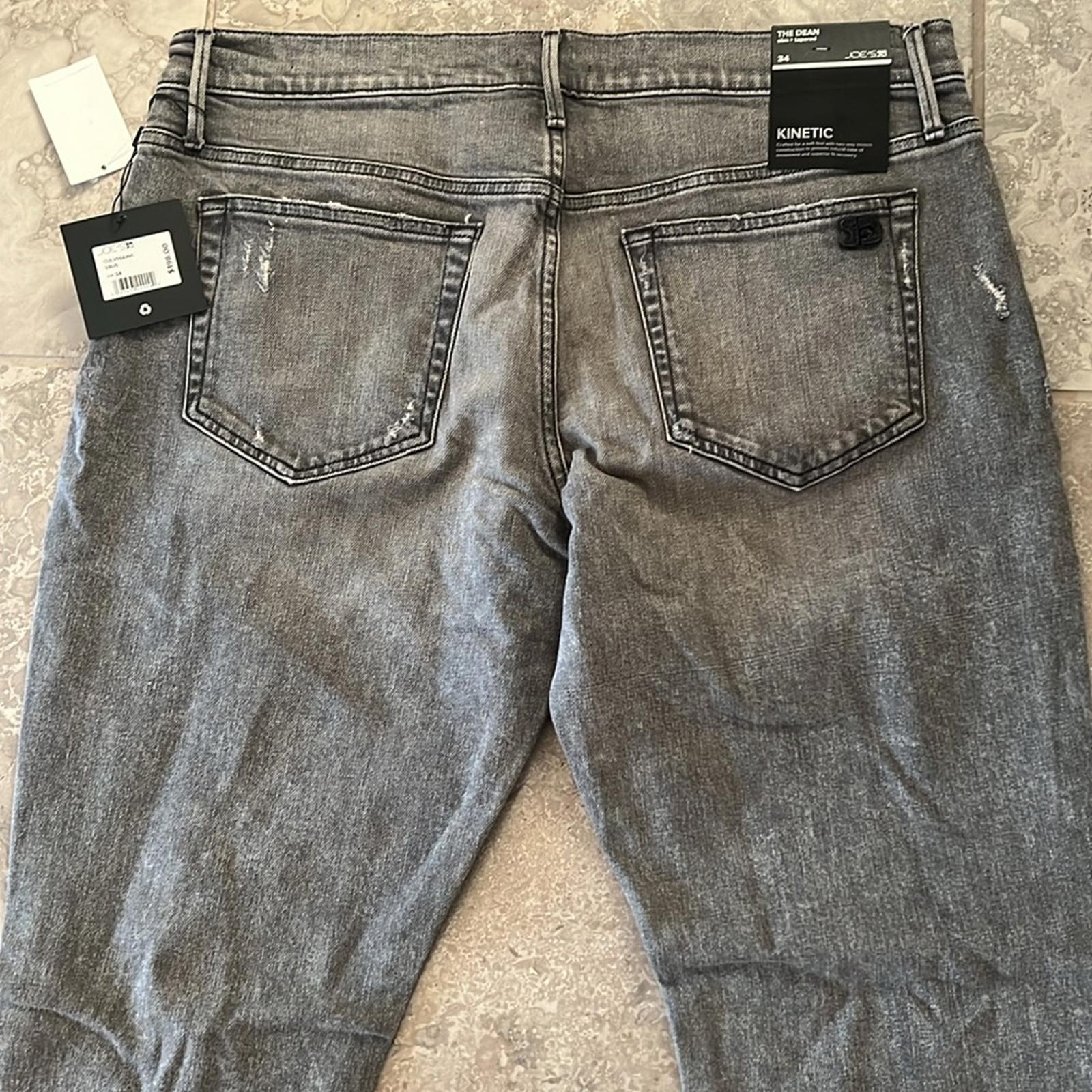 Joe's Men’s The Dean Gray Slim Fit Denim Jeans Size 34 Waist, New w/Tag $198