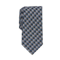 Perry Ellis Men's Dunstan Geometric Print Tie Silver Necktie, One Size New w/Tag