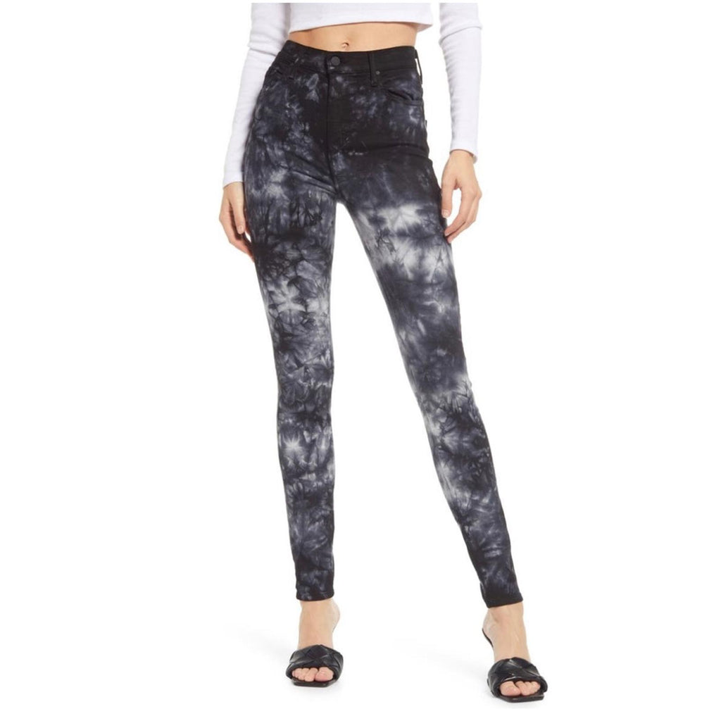 MOTHER The Super Swooner Tie Dye Ankle Skinny Jeans, NEW, Size 32