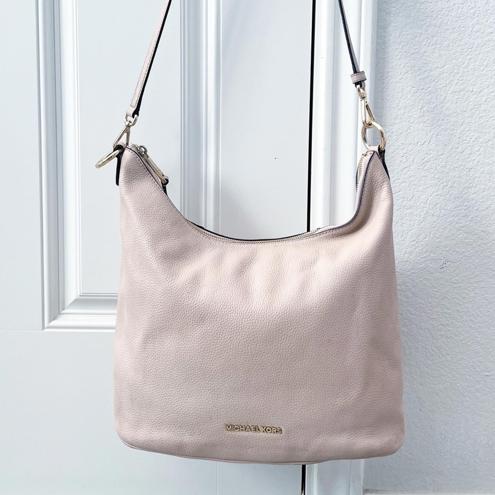 Michael Kors Lupita Hobo Bag, Blush Pink Retail $398
