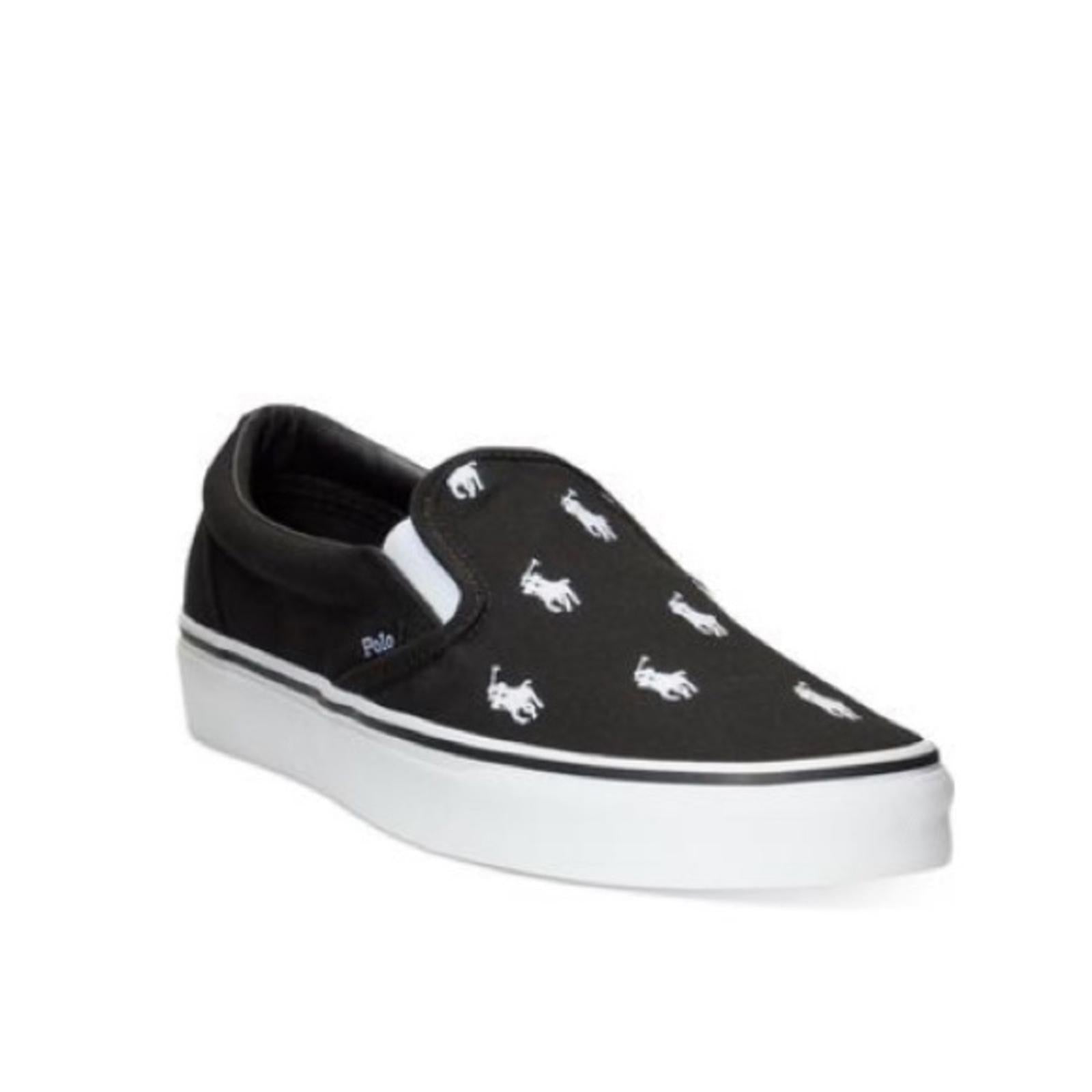 Polo Ralph Lauren Kaeton Allover Pony Slip-On Sneakers, US13 EU46 New in Box