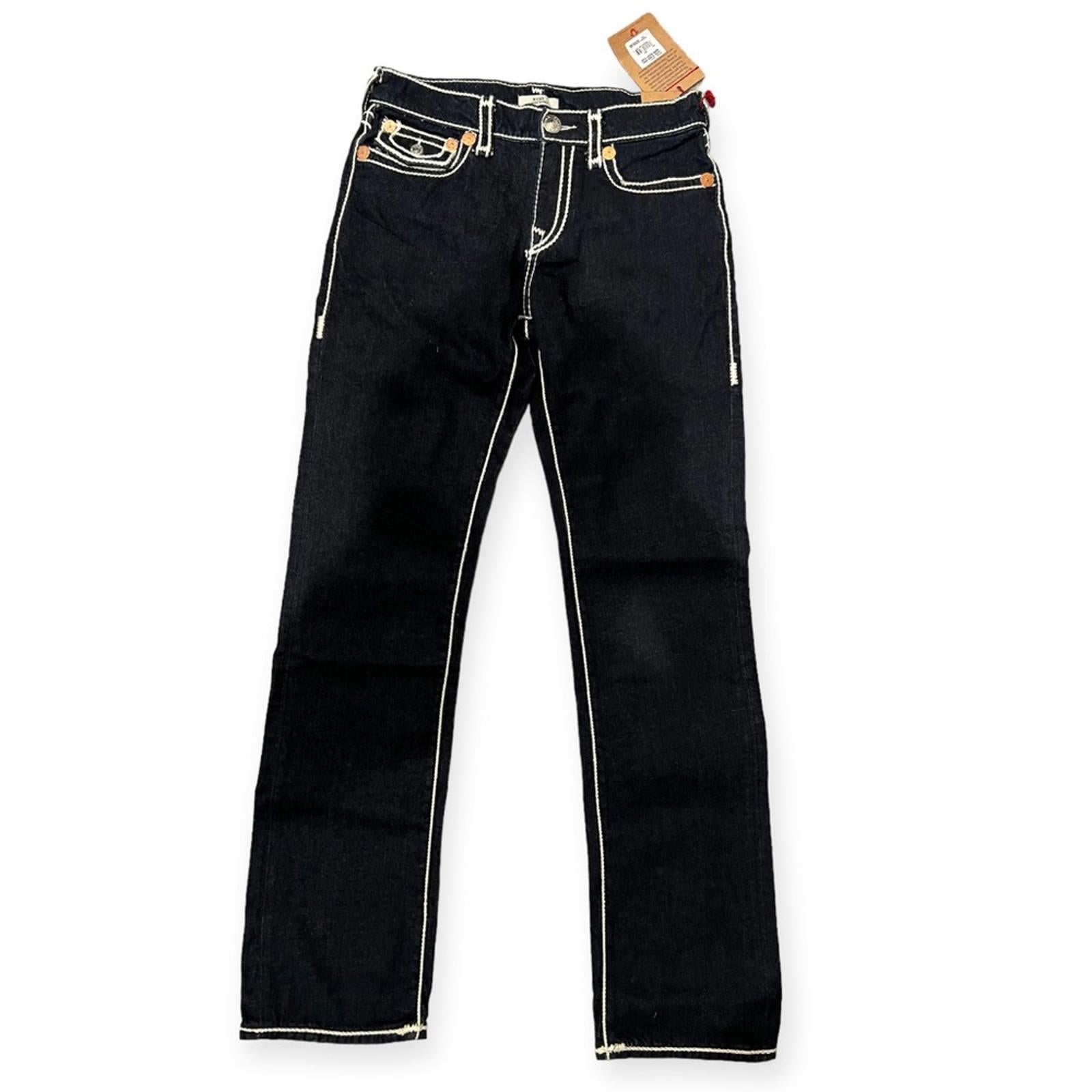 True Religion Men's Jeans Ricky Straight Leg, Size 31 New w/Tag Retail $259