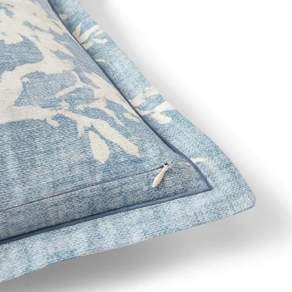 Lauren Ralph Lauren Eva Comforter in Cream Blue, Full/Queen, Open Box - NEW