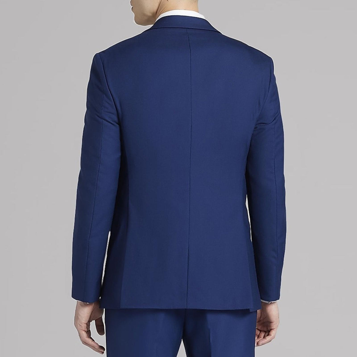 BLACK by Vera Wang Blue Suit, Fine Worsted Wool, Size 60R EXCELLENT! NEW w/o Tag