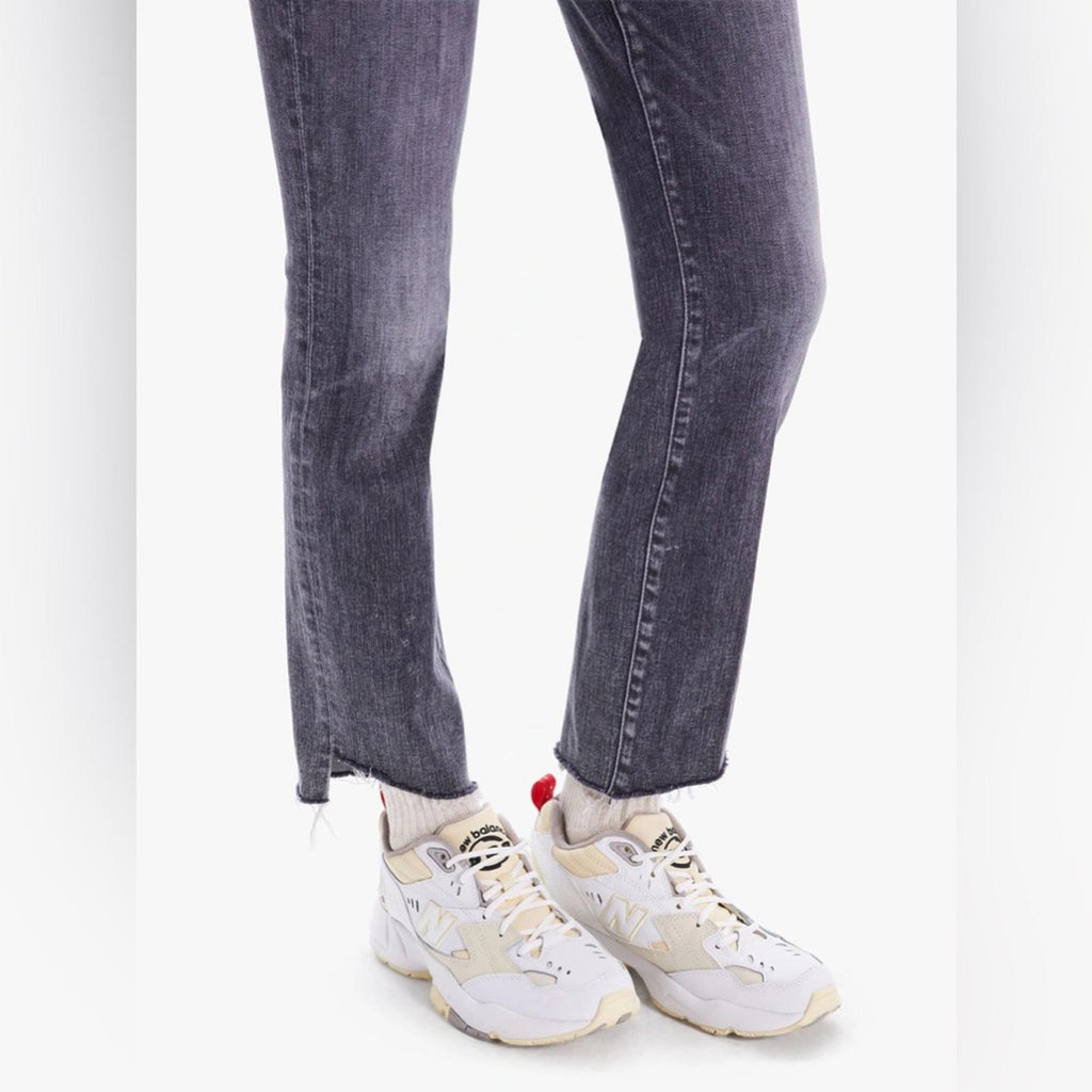 MOTHER High-Waisted Rascal Ankle Step Fray Jeans, Size 34 New w/Tag