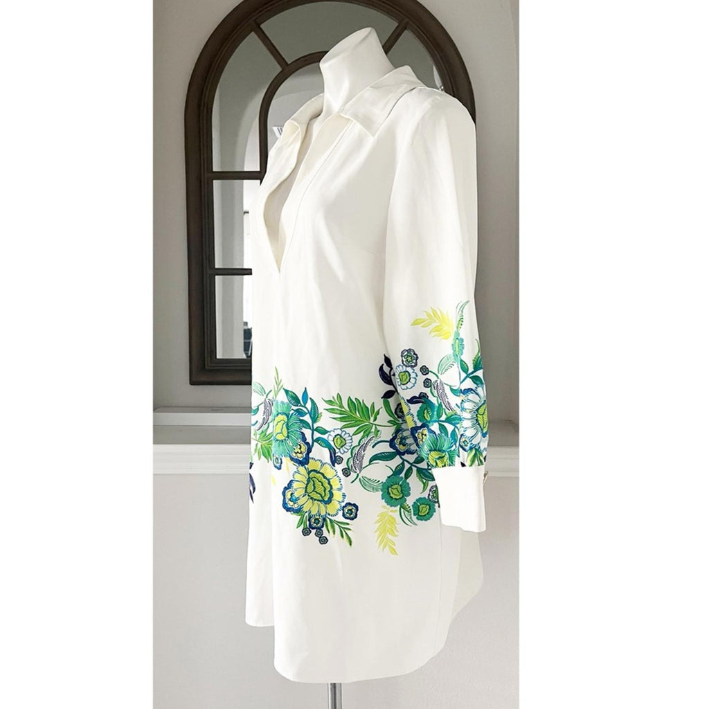 ZARA Jual Flower Print Collar Dress, Size XL New w/Tag