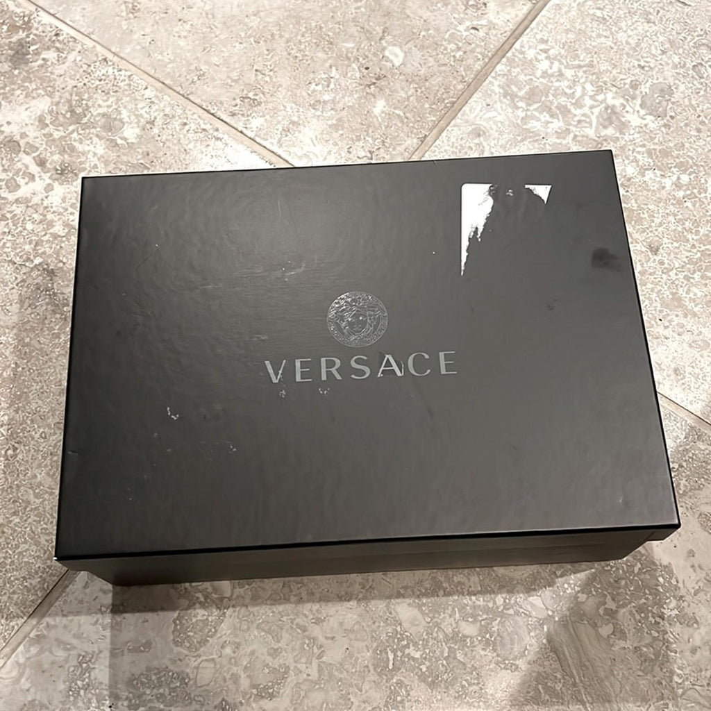 NEW Versace La Medusa Slingback Pump in Red, Size 36.5 New in Box